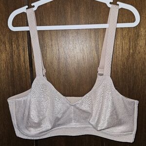 Wacoal 852303 Back Appeal Unlined Wire Free Bra Rose Dust | 36DD